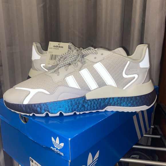 Adidas Nite Jogger Cloud White Crystal - Picture 1 of 9